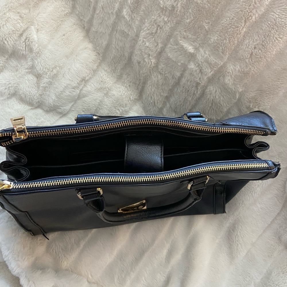 This Purse Has Three Sections With Two Zippers. I… - image 3